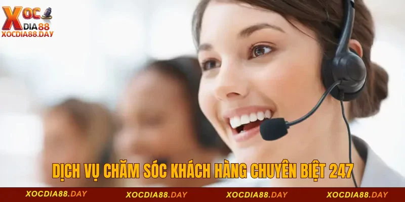 Dịch vụ chăm sóc khách hàng chuyên biệt 247 